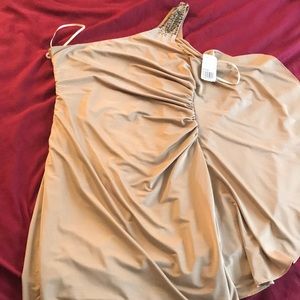 Forever 21 champagne cocktail dress